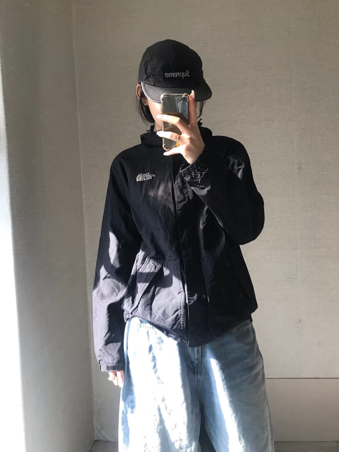 노페 블랙 바람막이 상품이미지1