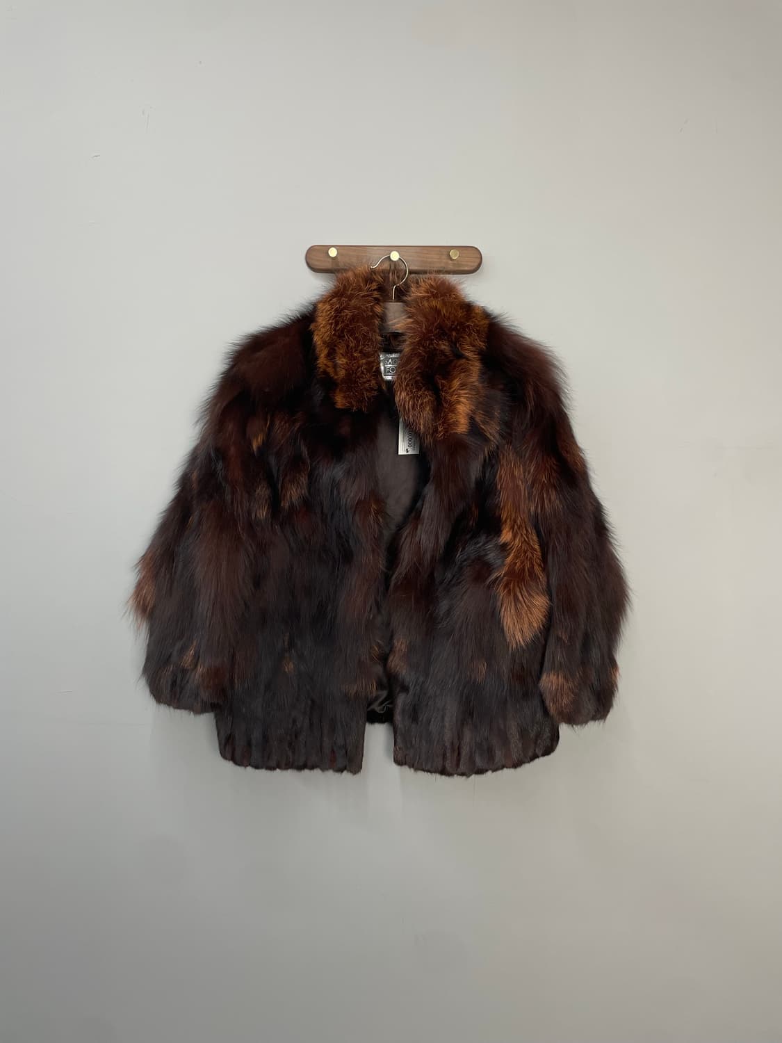 사가폭스 혼합 브라운 퍼 자켓 H1890 상품이미지3