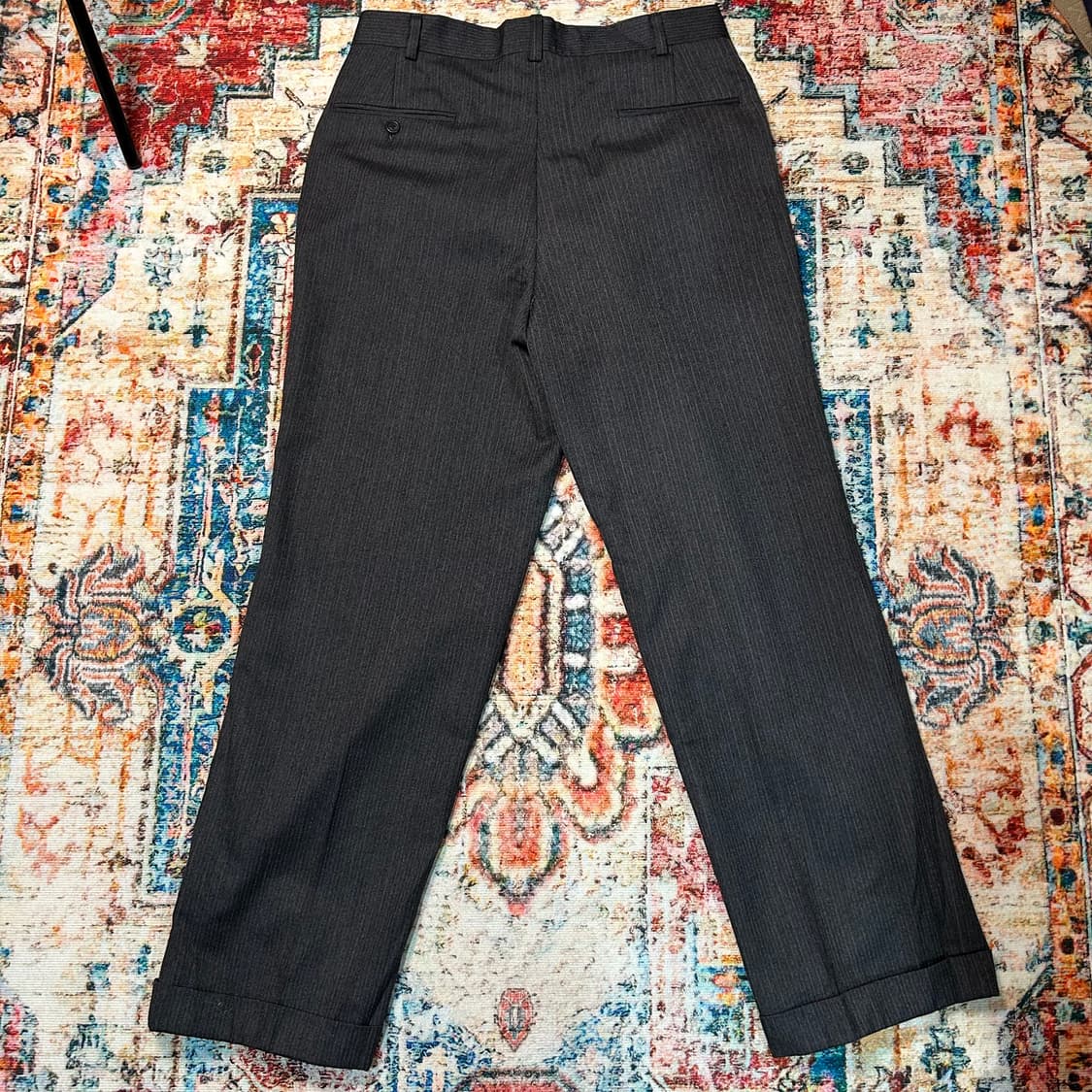 [32] 제이프레스 스트라이프 울 카브라 팬츠 상품이미지2