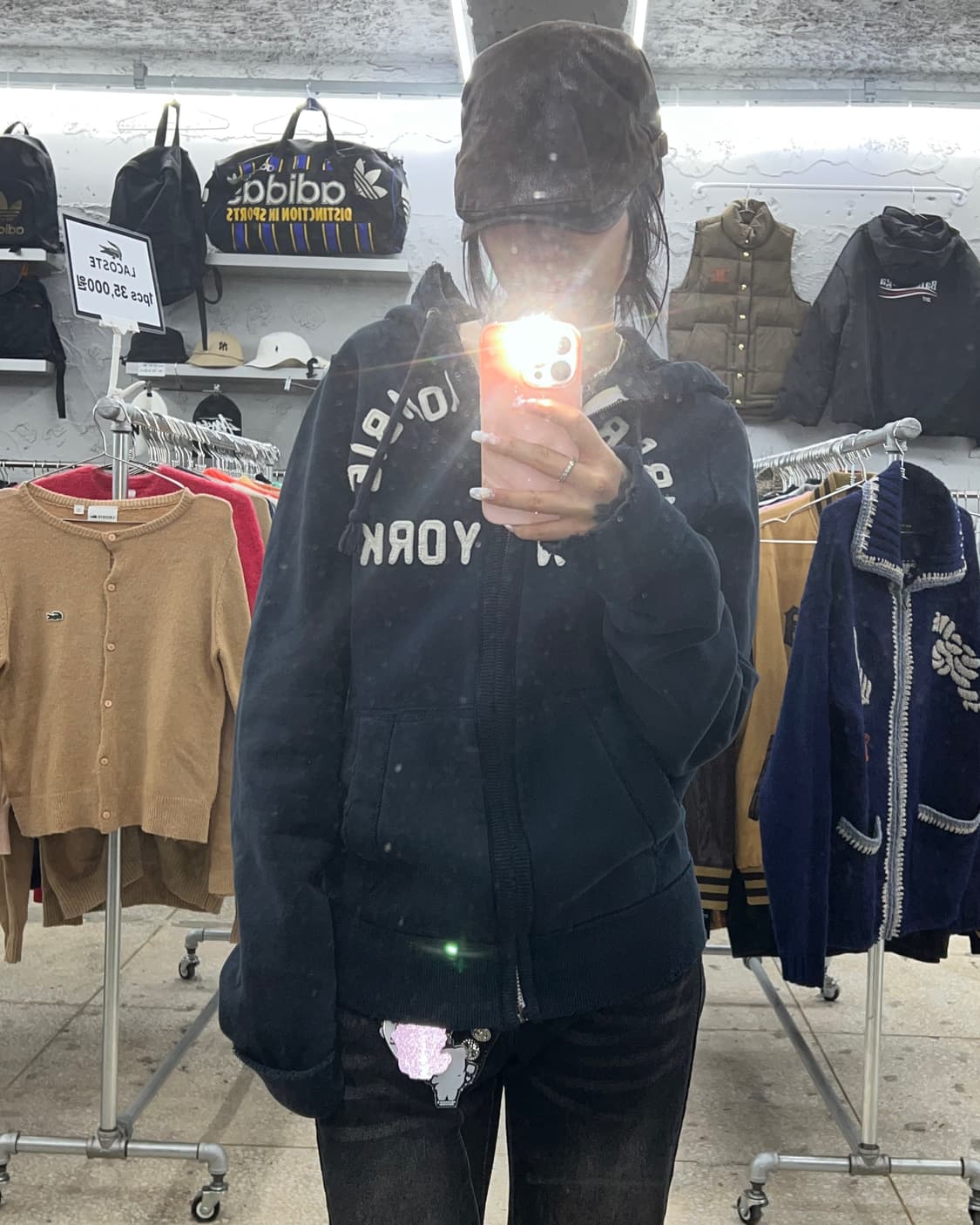 착샷O 아베크롬비 네이비 후드집업 상품이미지5