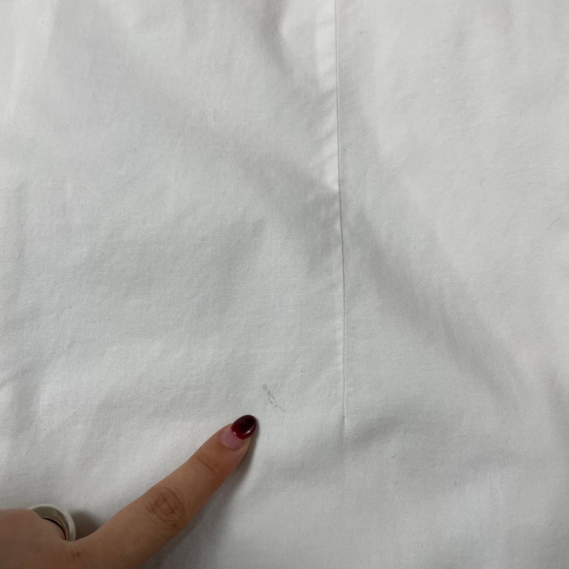 타미힐피거 화이트 미니로고 긴팔 셔츠 슬림핏 L 상품이미지9