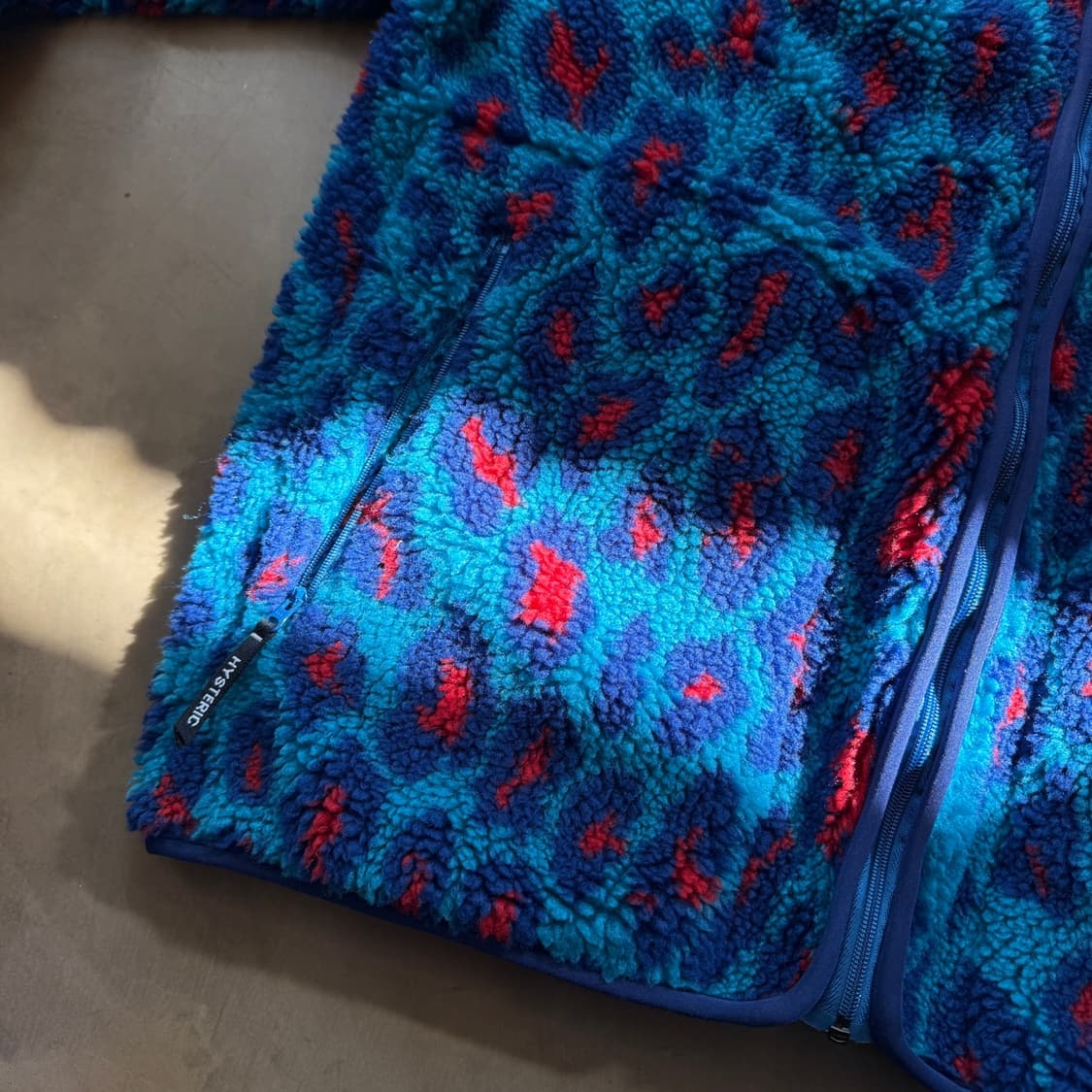 히스테릭 글래머 플리스 레오파드 가디건 자켓 상품이미지6