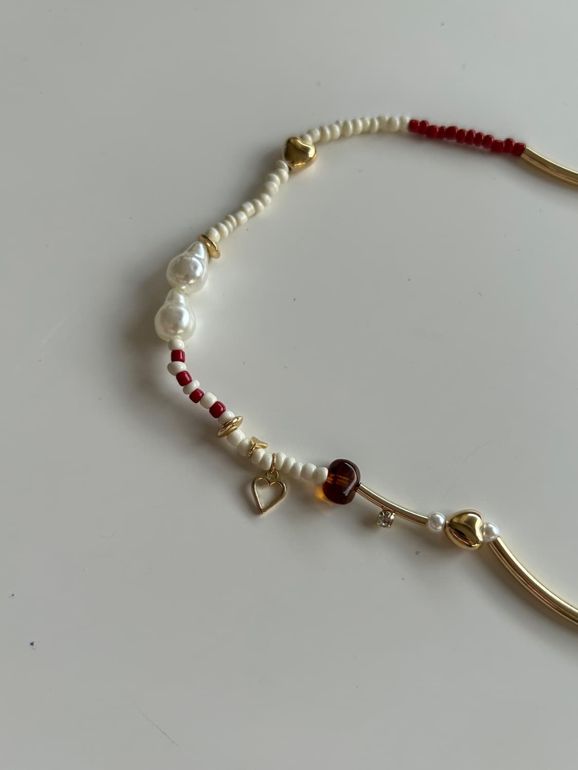 Mixed beads necklace 혼합 구슬 목걸이 상품이미지4