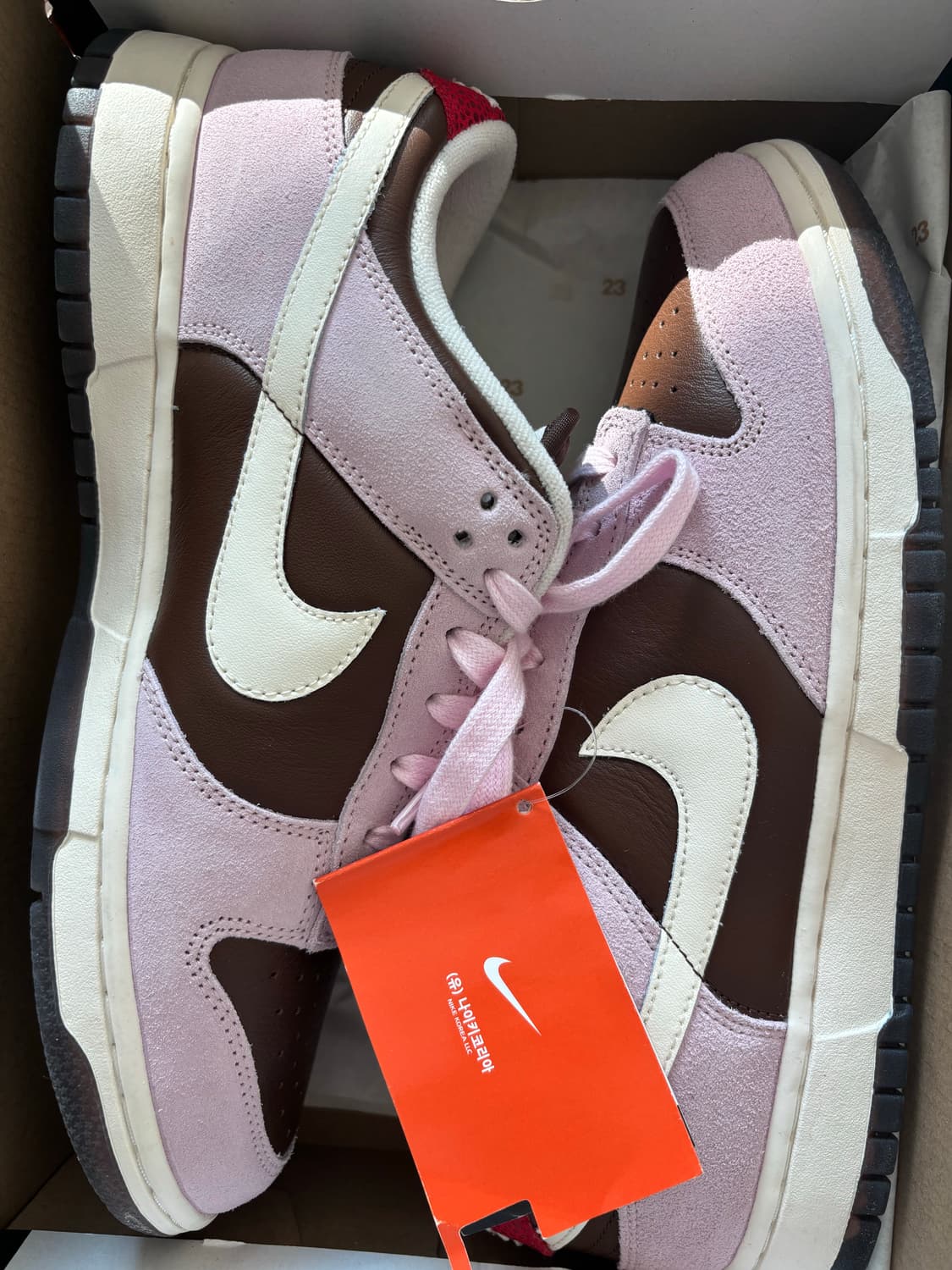 (280) 나이키 덩크 로우 핑크 카카오 상품이미지4