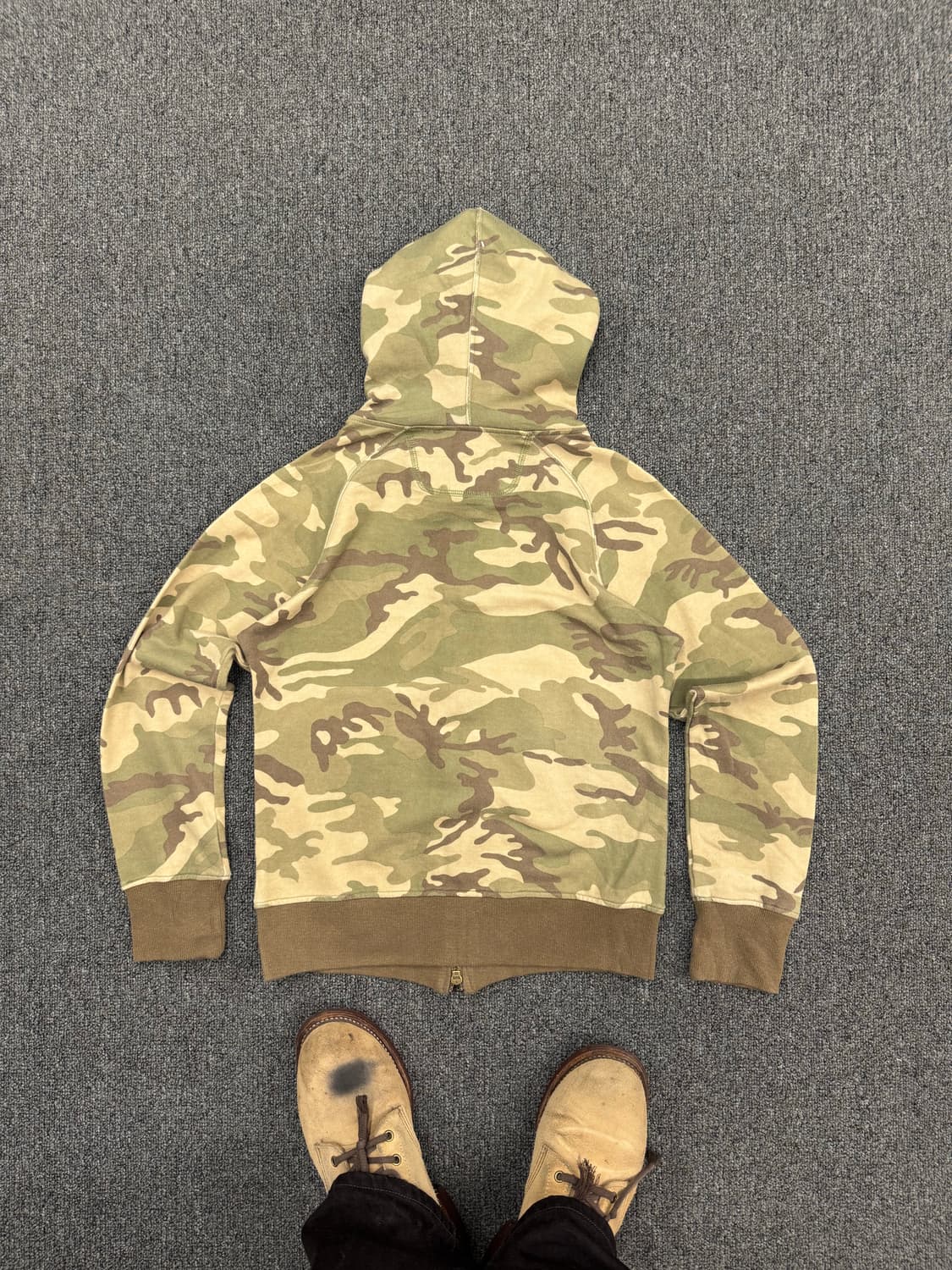 니콜슨&니콜슨 빈티지 여성 카모패턴 후드집업 상품이미지5