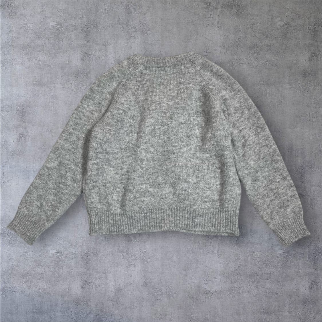 아미 하트로고 레이스 트리밍 니트 가디건 롱스커트 셋업 상품이미지5