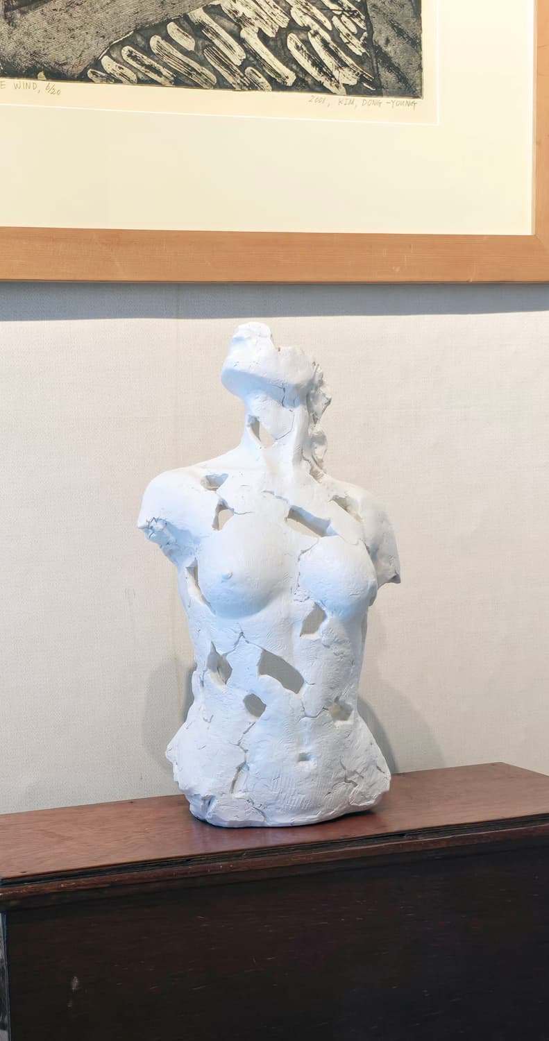 여성 토르소 조각상 인테리어 오브제 소품 상품이미지1