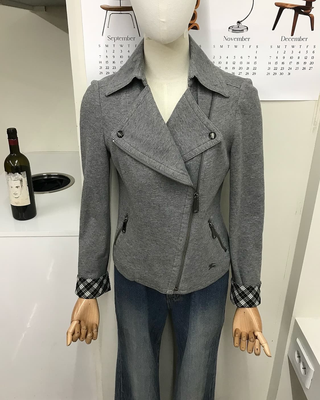 버버리 로고 코튼 라이더 자켓 상품이미지8