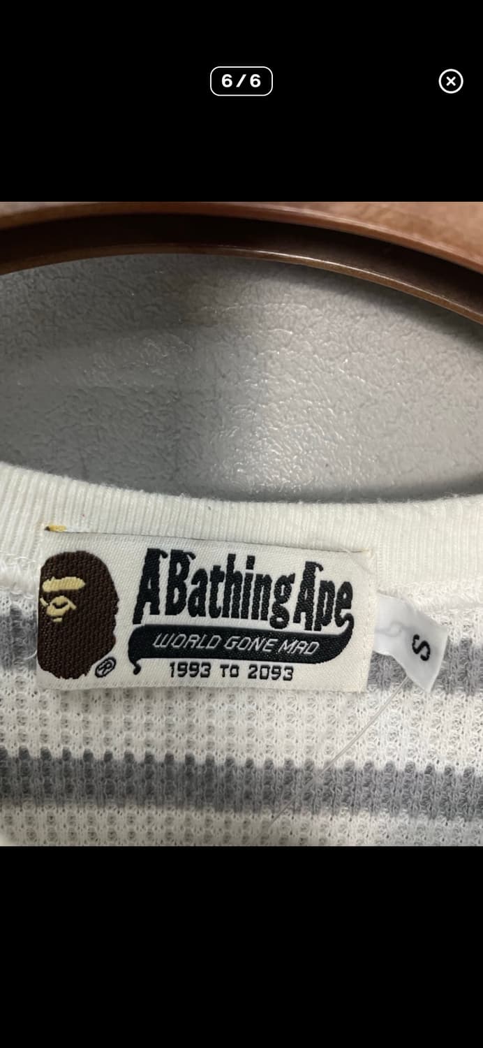 베이프 스트라이프 긴팔 티셔츠 A3808 상품이미지6