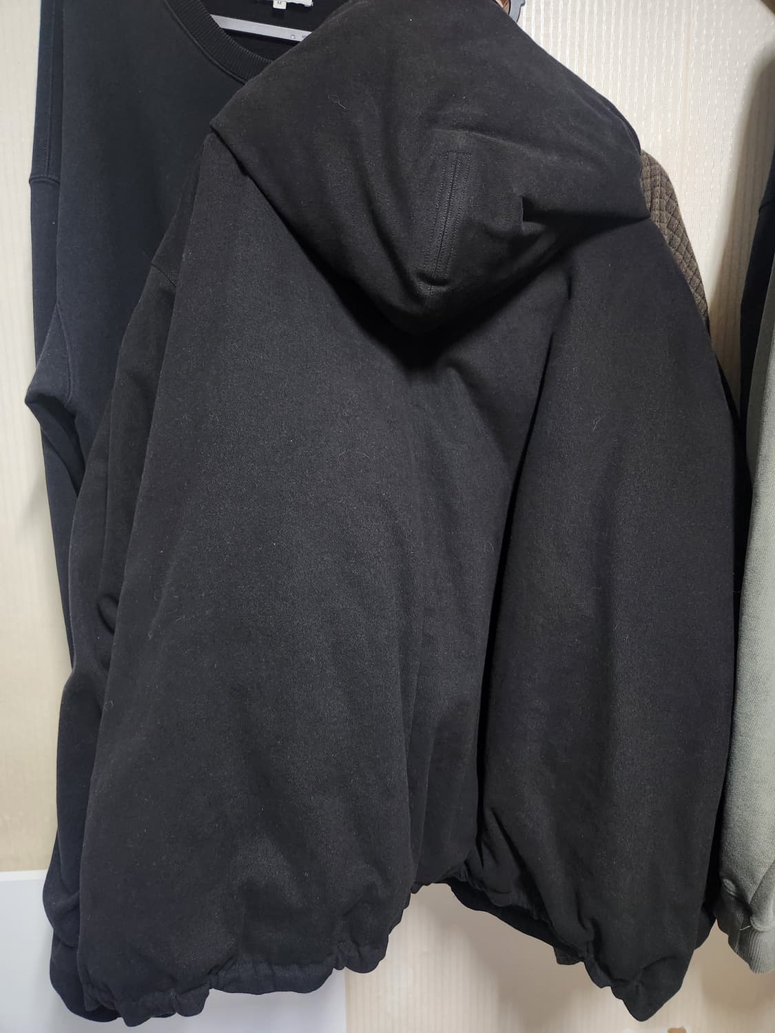 논노드 몰스킨 후드 봄버 2 상품이미지2