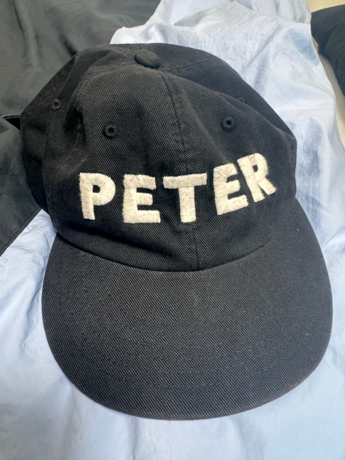마이네임이즈피터 6panel cap black 상품이미지2