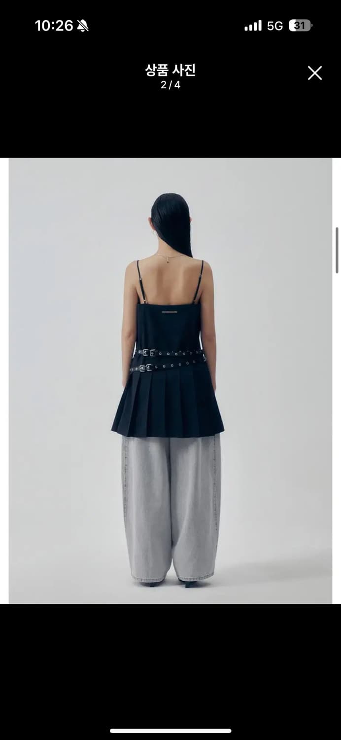 트리밍버드 플리츠 원피스 Apron Pleated One-piece 상품이미지2
