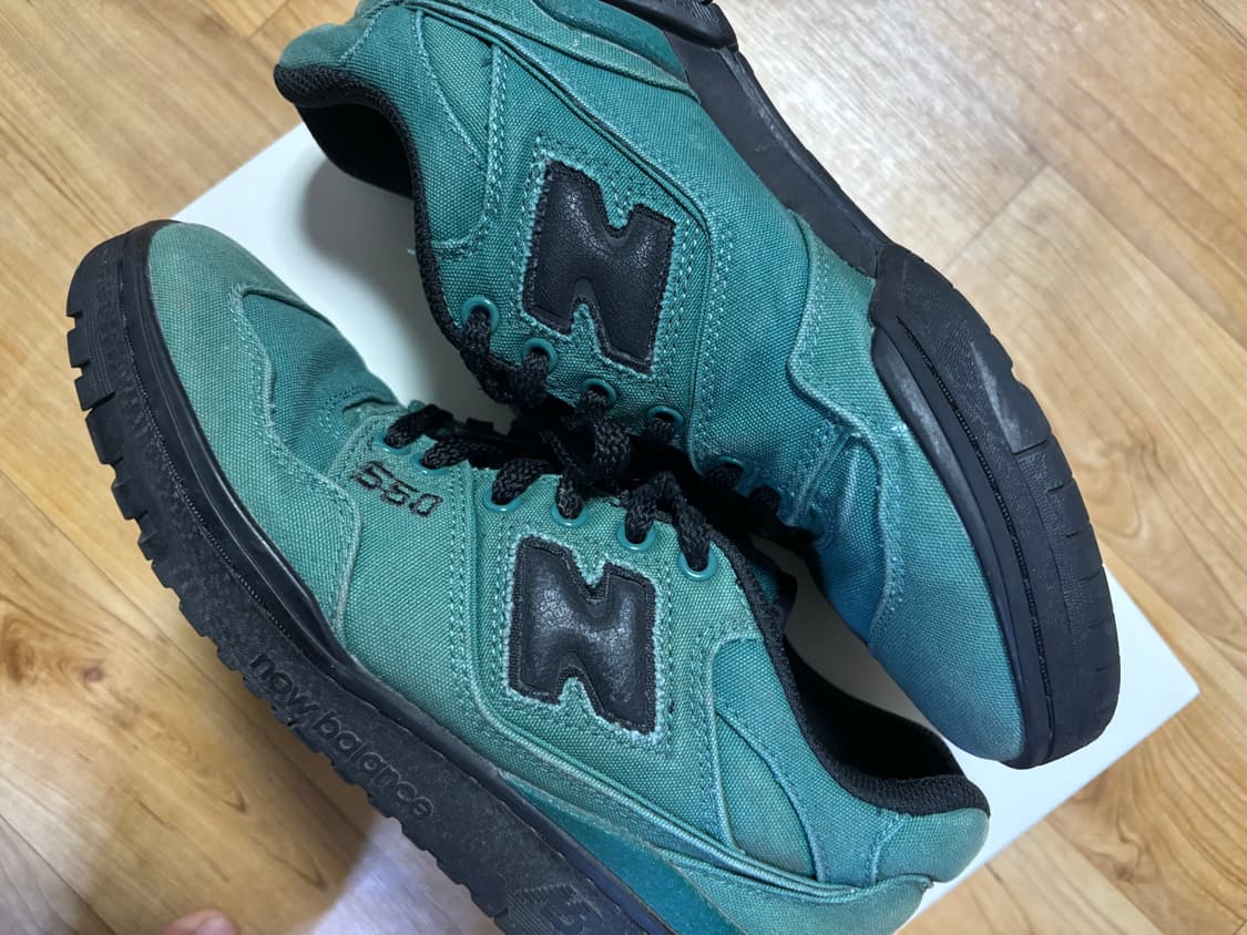 뉴발란스 x 디스이즈네버댓 550 그린 블랙 상품이미지3