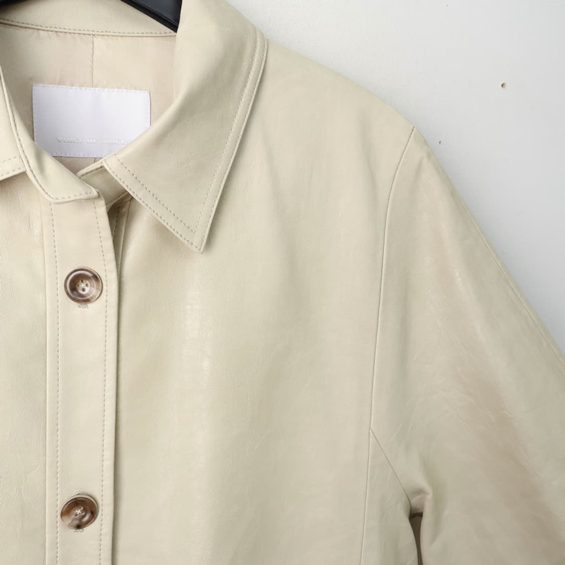 66/새상품 VOV 인조가죽 원피스 자켓 상품이미지4