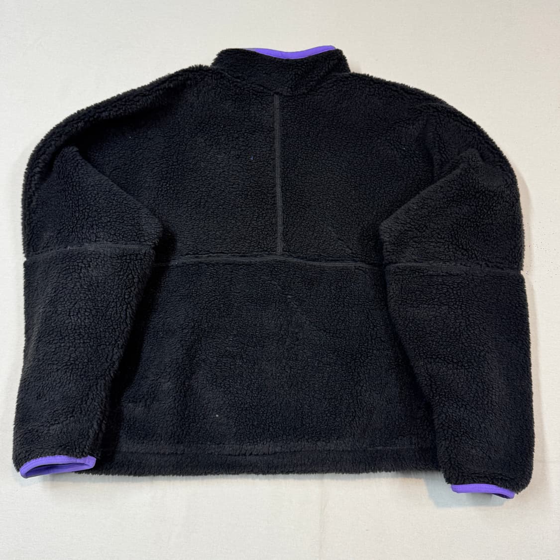 XXXL) 나이키 플리스 후리스 블랙/퍼플 반집업 아노락 상품이미지6