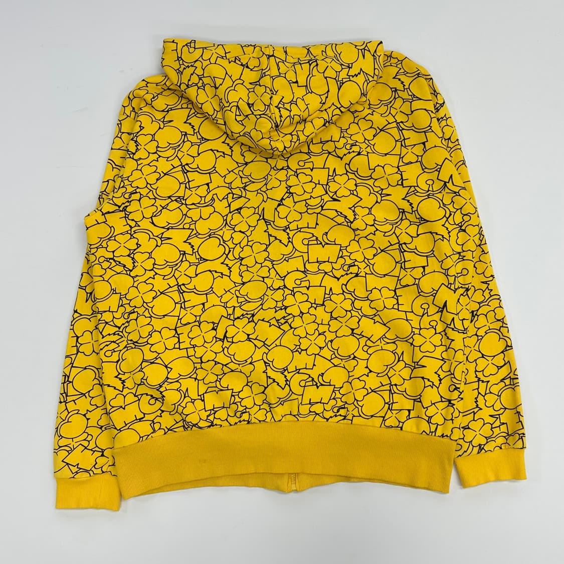 Yellow pattern  hoodie zip-up 상품이미지6