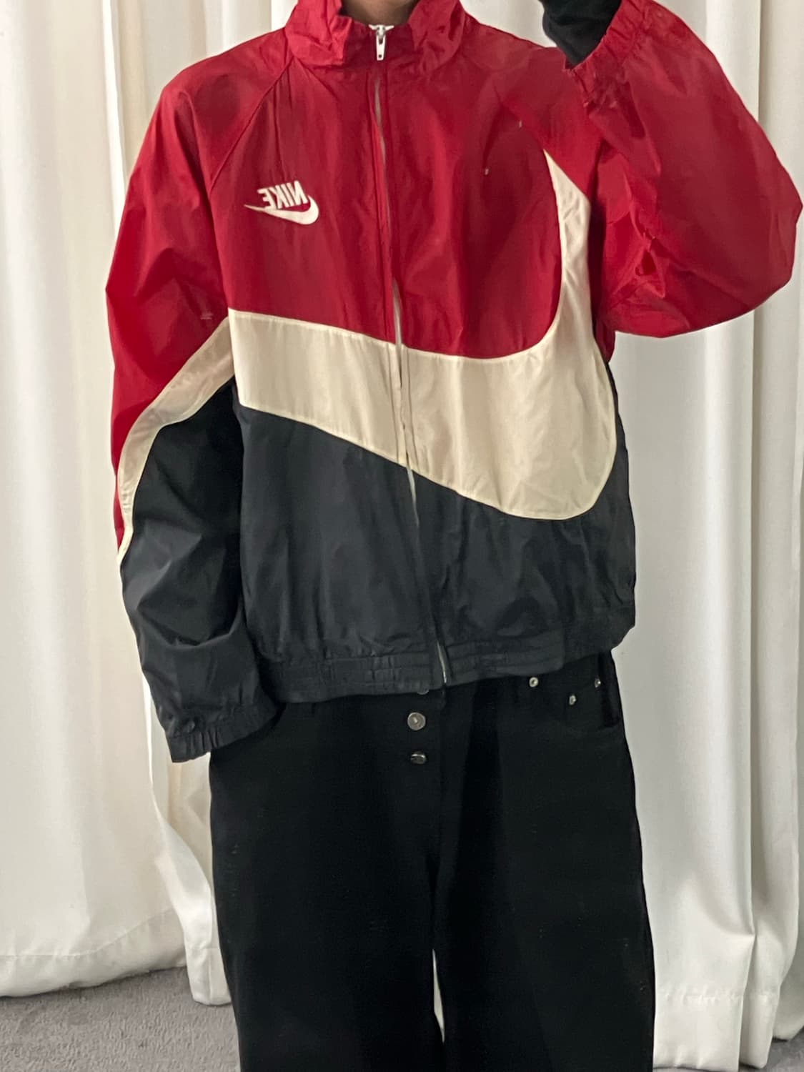 90's 나이키 빅 스우시 바람막이 M 상품이미지6