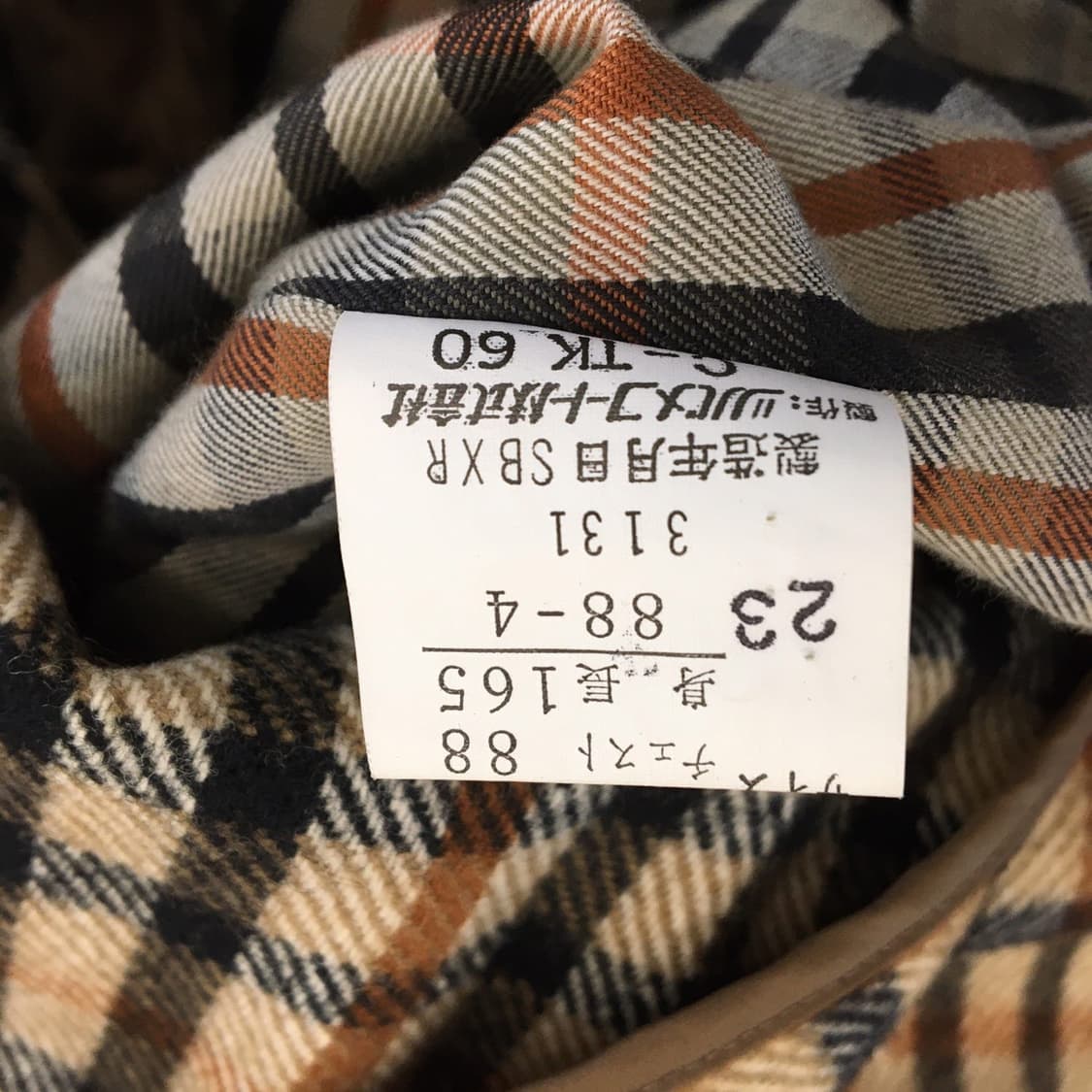 닥스 JPN 트렌치코트 88-165 내피분리가능  상품이미지9