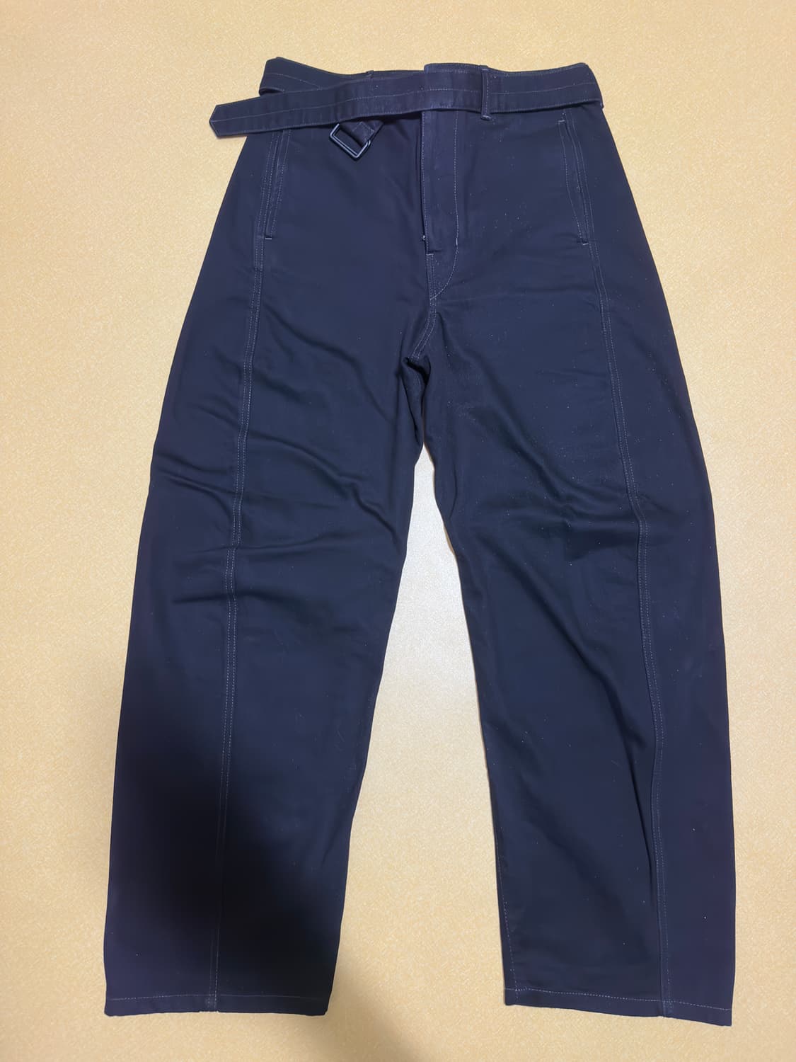 르메르 트위스트 벨티드 팬츠 블랙 M 상품이미지4