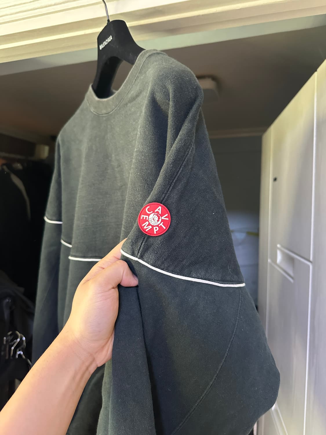 [XL] 카브엠트 화이트라인 크루넥 맨투맨 상품이미지2