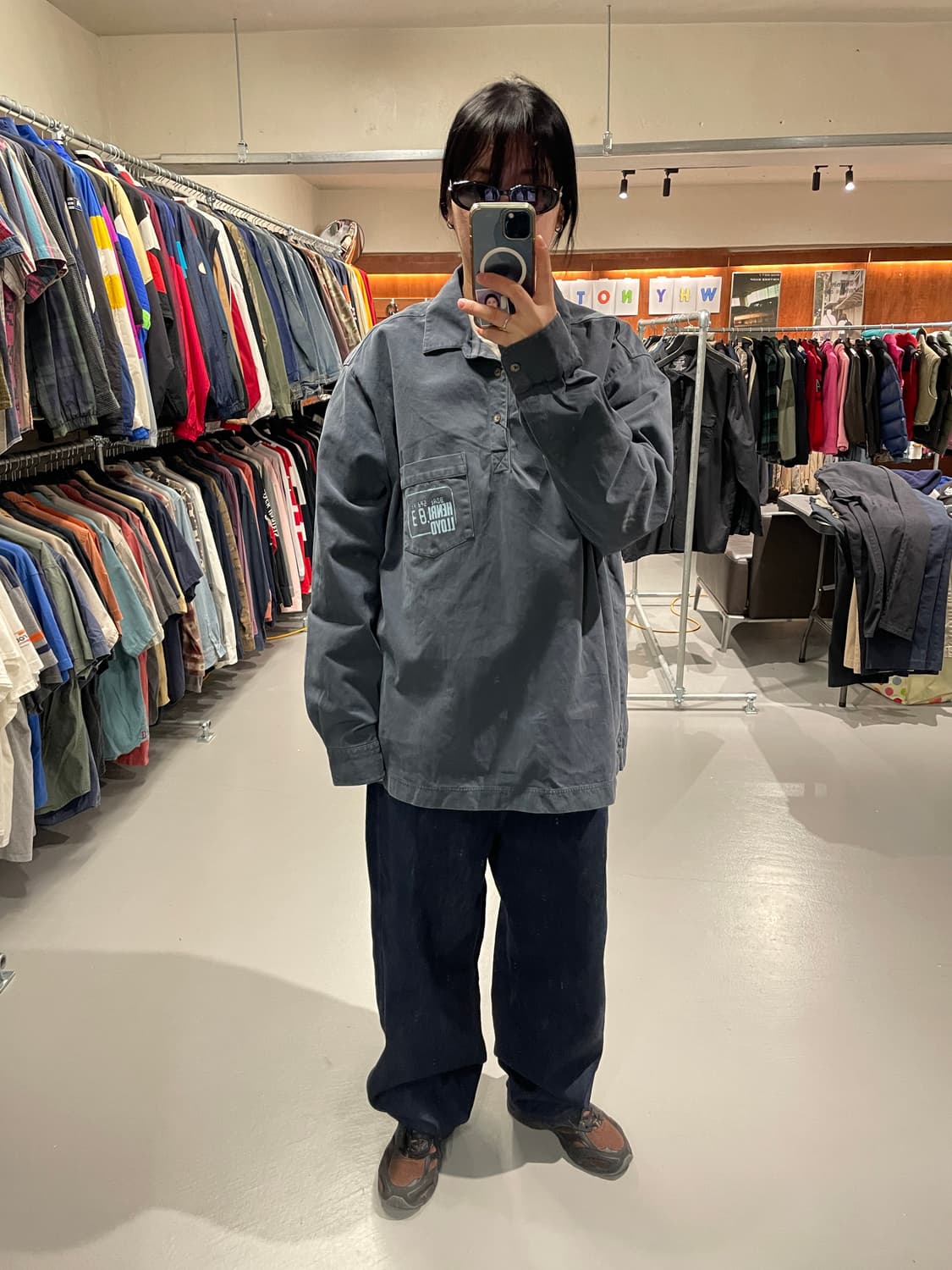 빈티지 프렌치 자켓(미해군 아노락 타입)   상품이미지4