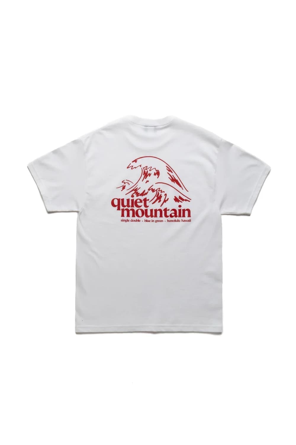 Creek x Quiet Mountain Cafe 한정판 티셔츠 화이트 상품이미지2