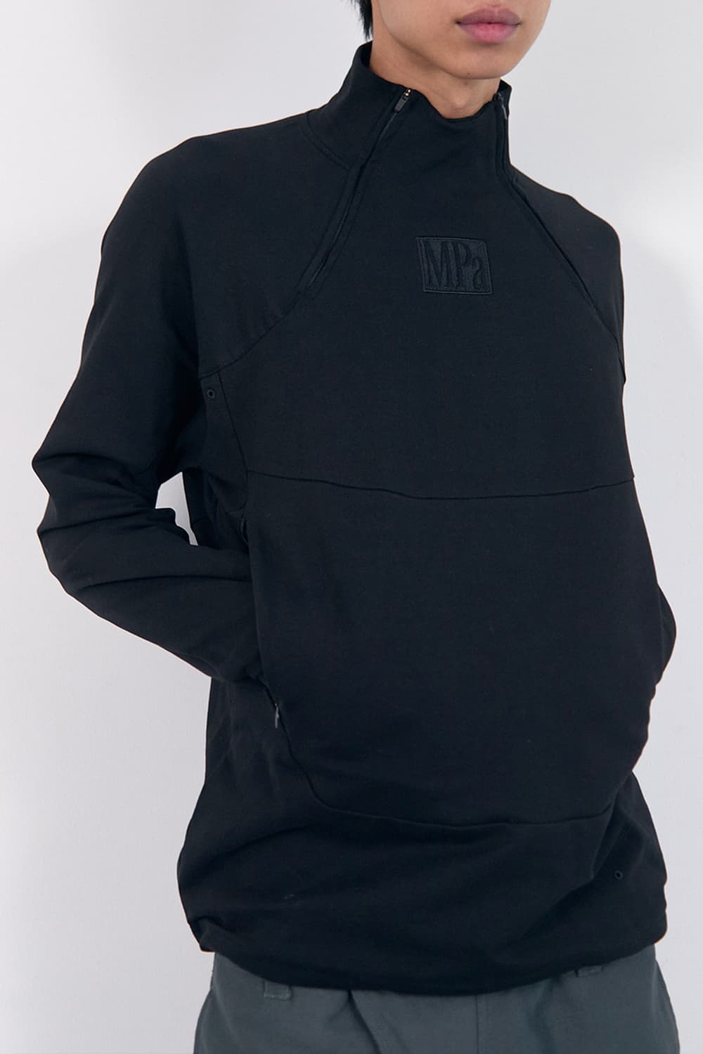 MPa SOFT-SHELL HALF ZIP (BLACK) 상품이미지2