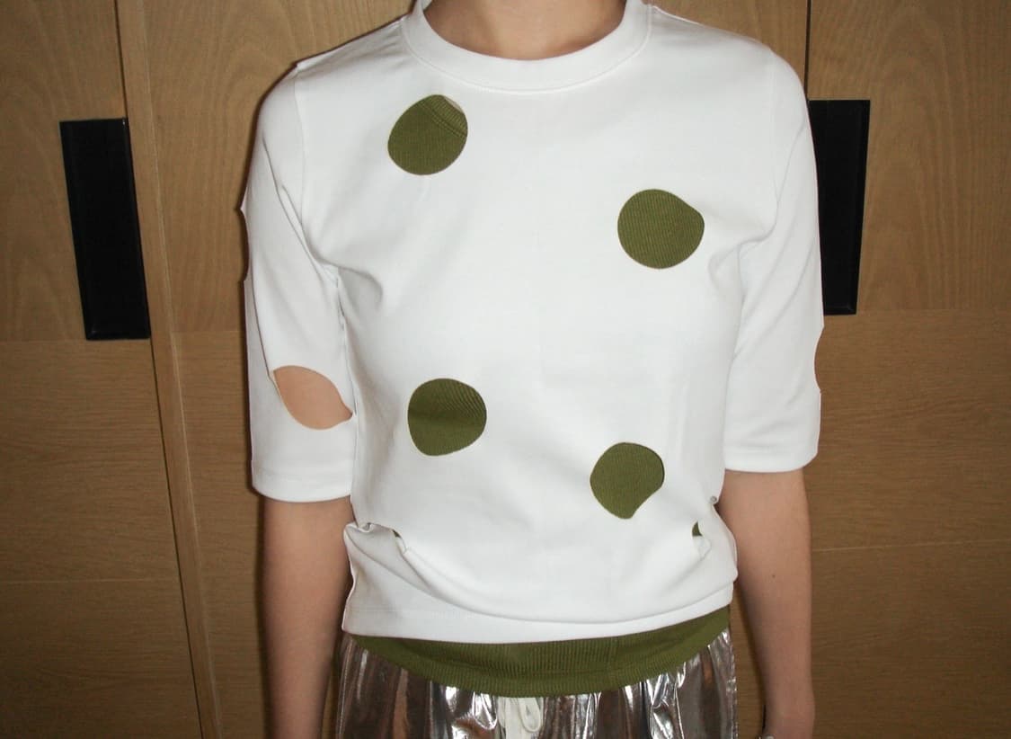 마조네 Hole detail t-shirt 상품이미지2