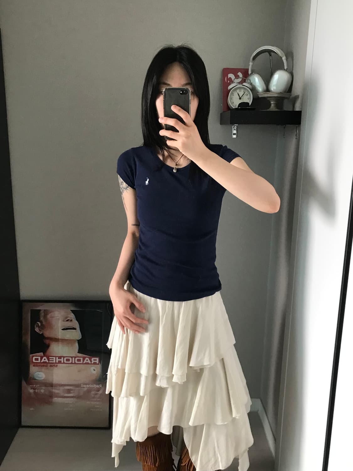 폴로 랄프로렌 포니로고 네이비 반팔티 상품이미지1