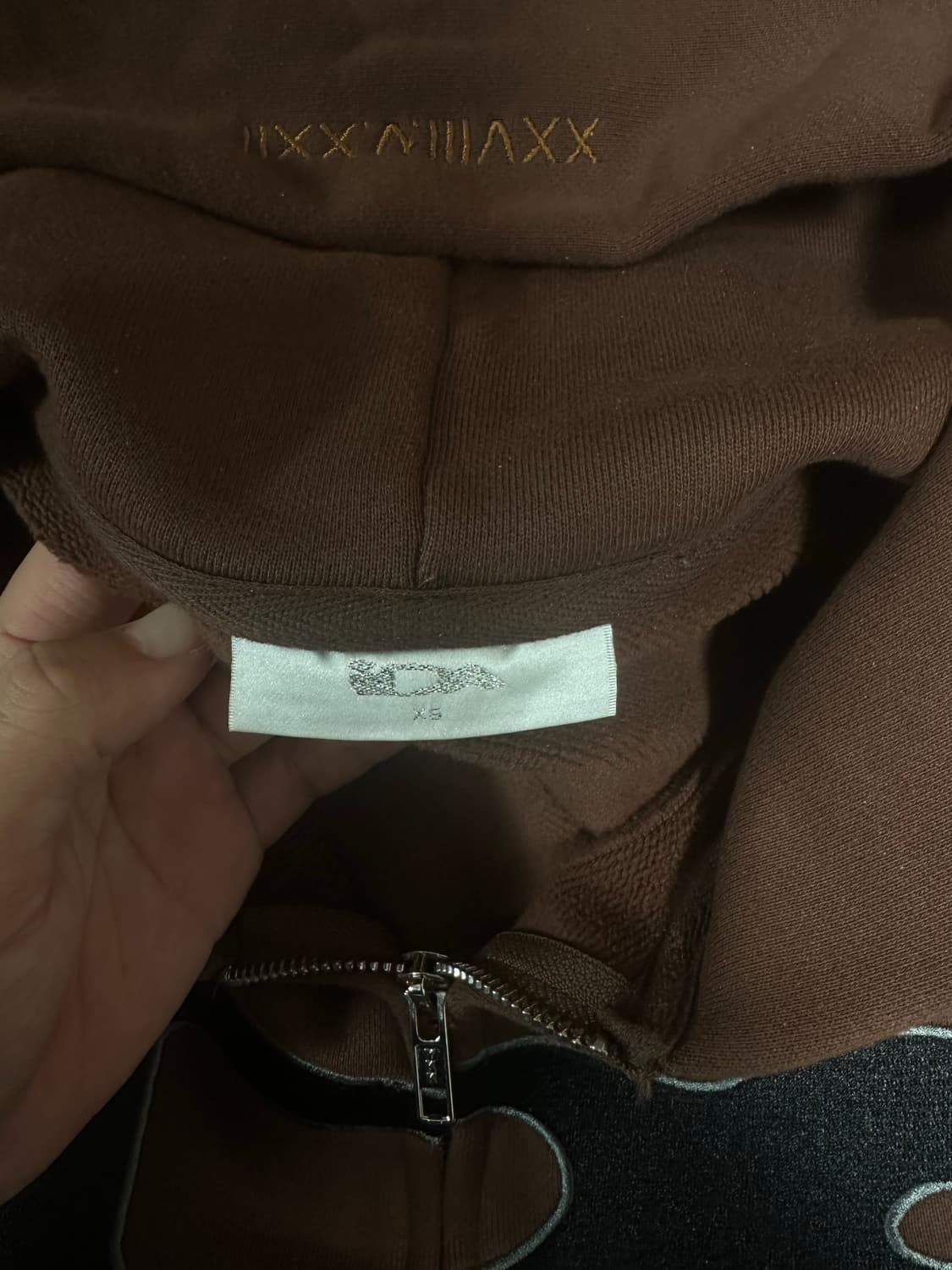 Ida 브라운 후드집업 상품이미지3