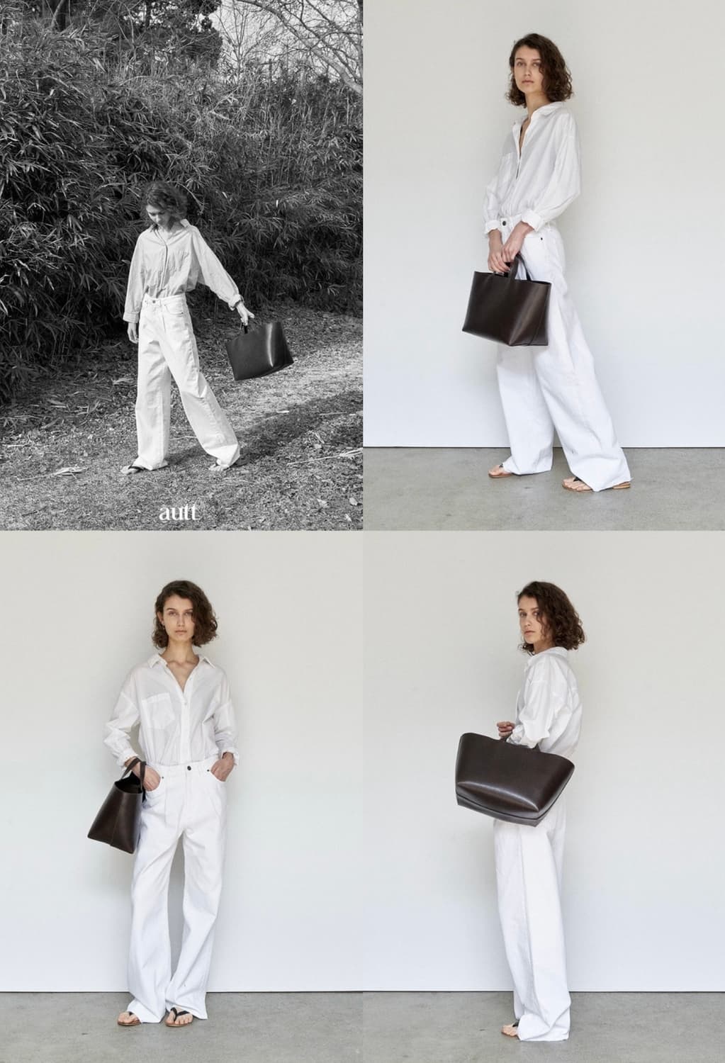 Autt 어트 Italy 통가죽 비건레더 빅토트 백 상품이미지3