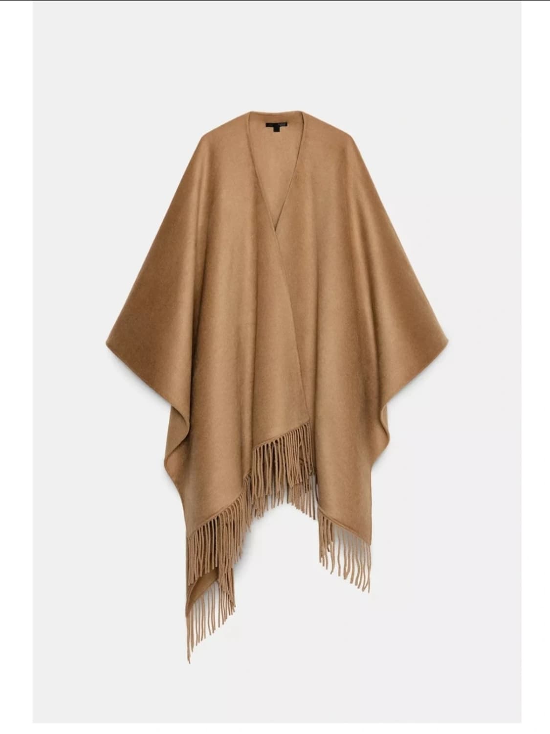 ZARA 울 프린지 롱 케이프 상품이미지5