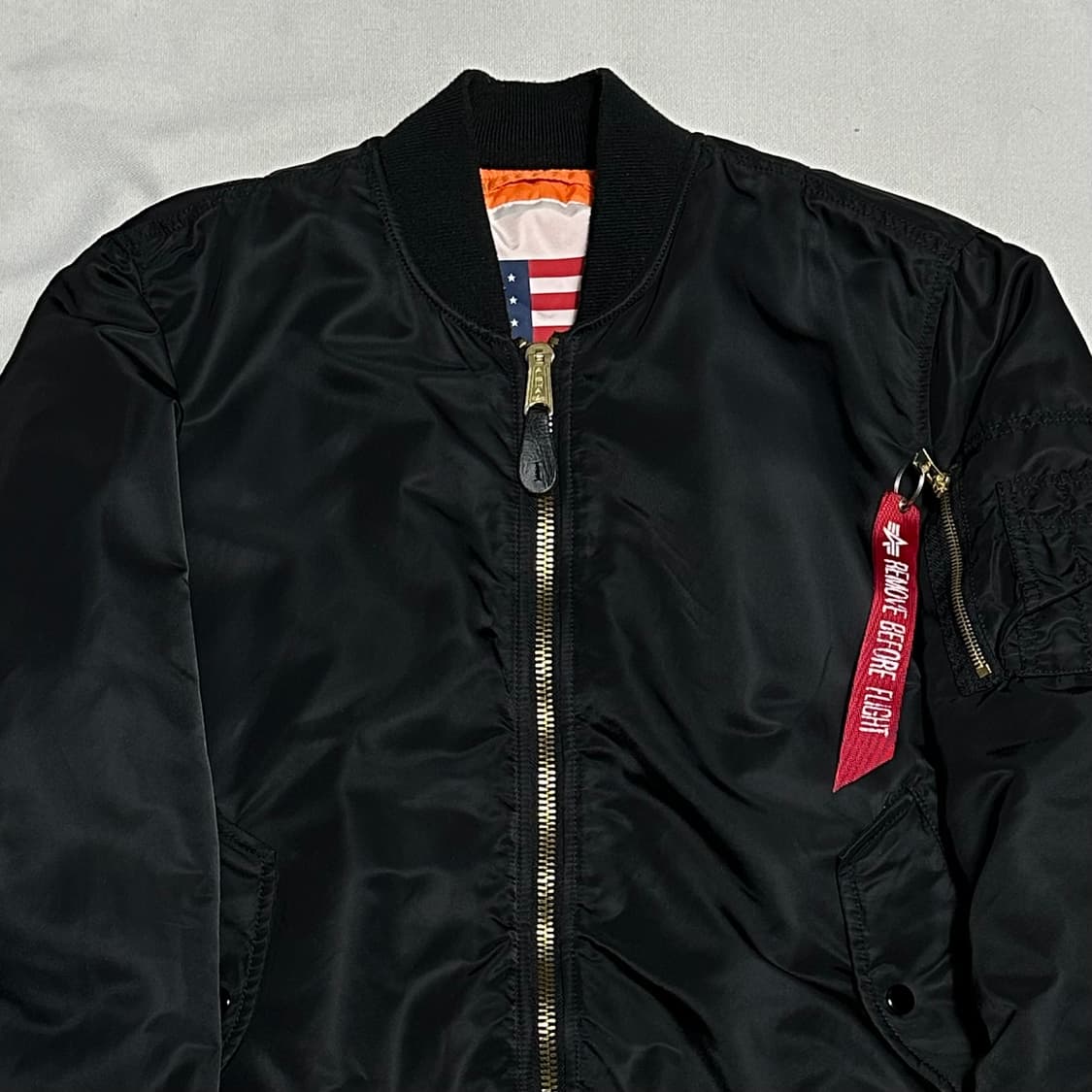 M 알파인더스트리 리버시블 ma-1 항공 자켓 상품이미지1