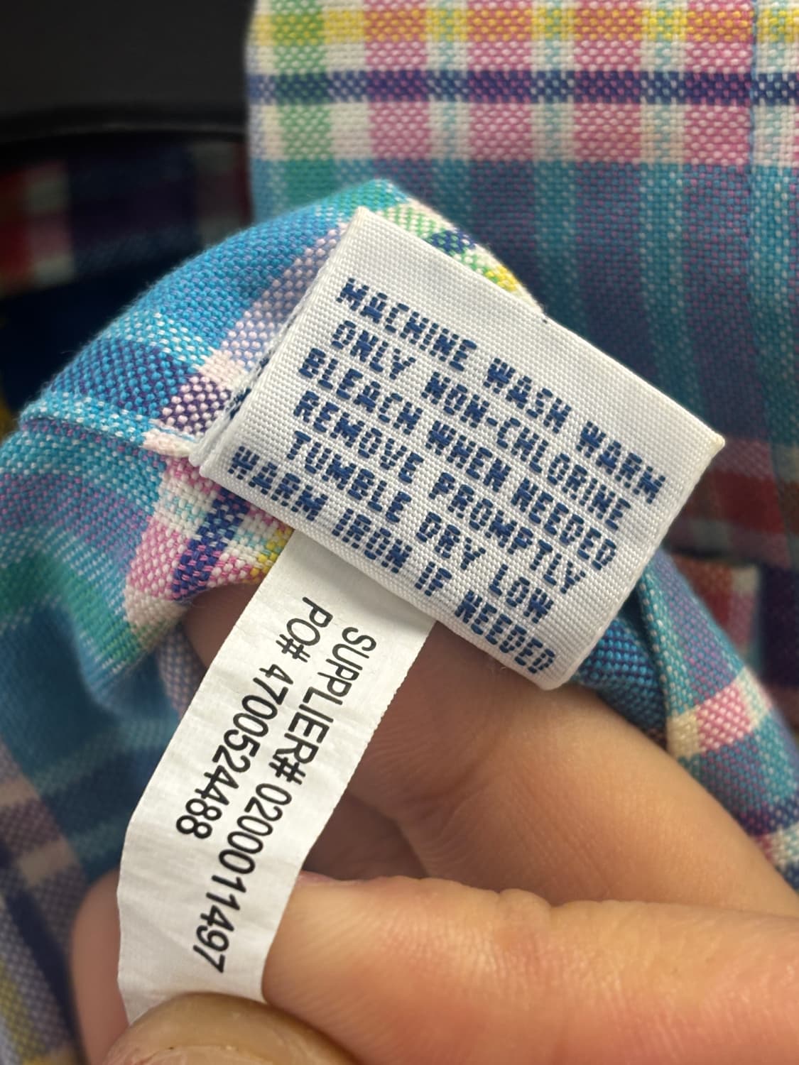 폴로 랄프로렌 체크 반팔 셔츠 M 상품이미지7