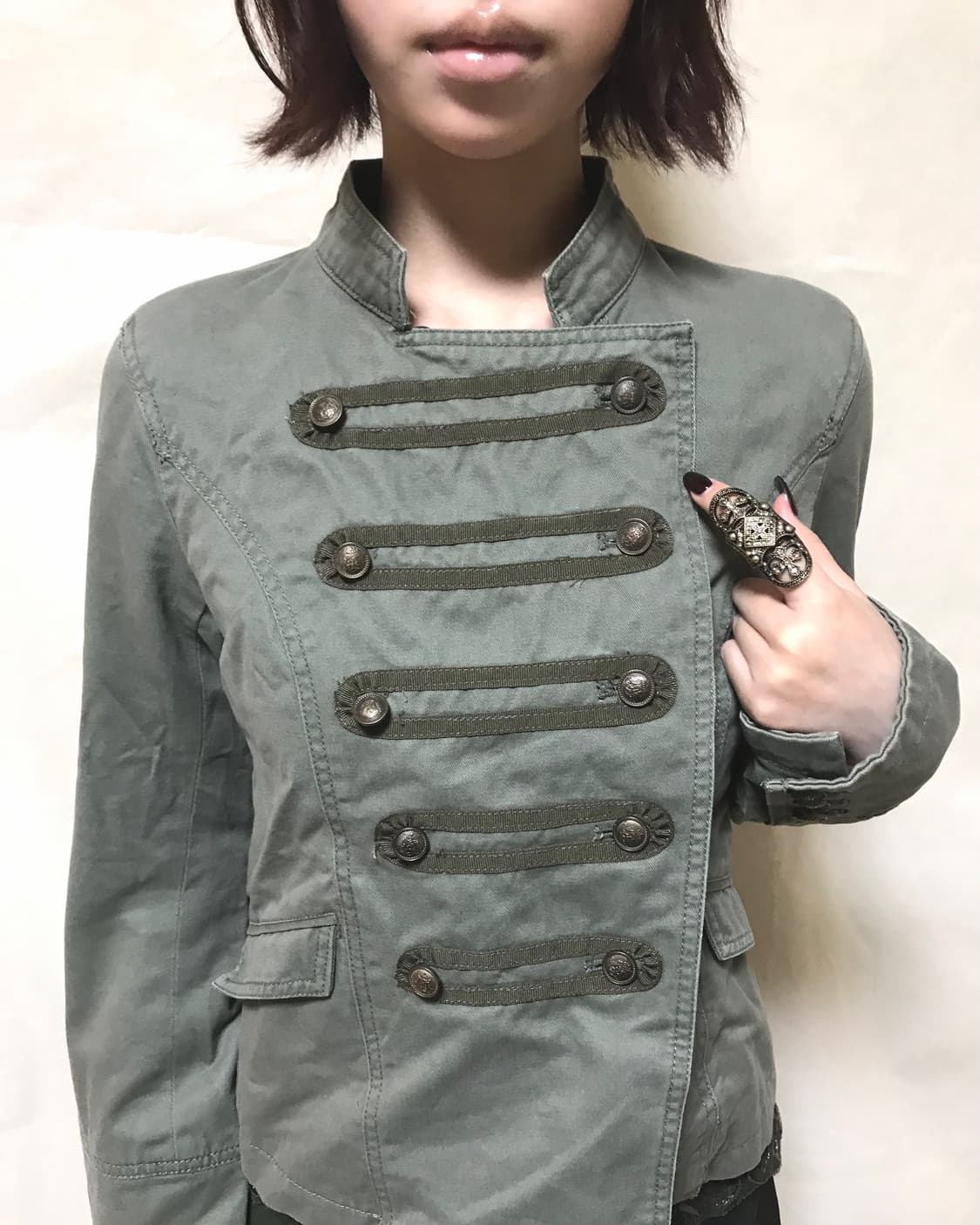 카키 나폴레옹 자켓 상품이미지2