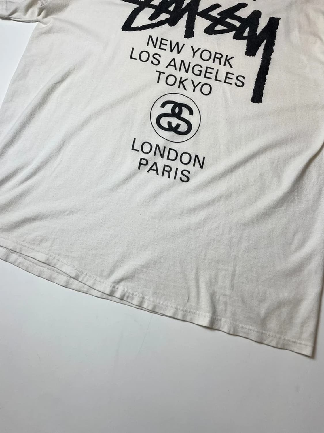 스투시 월드투어 코튼 반팔 티셔츠 PN9636 상품이미지3