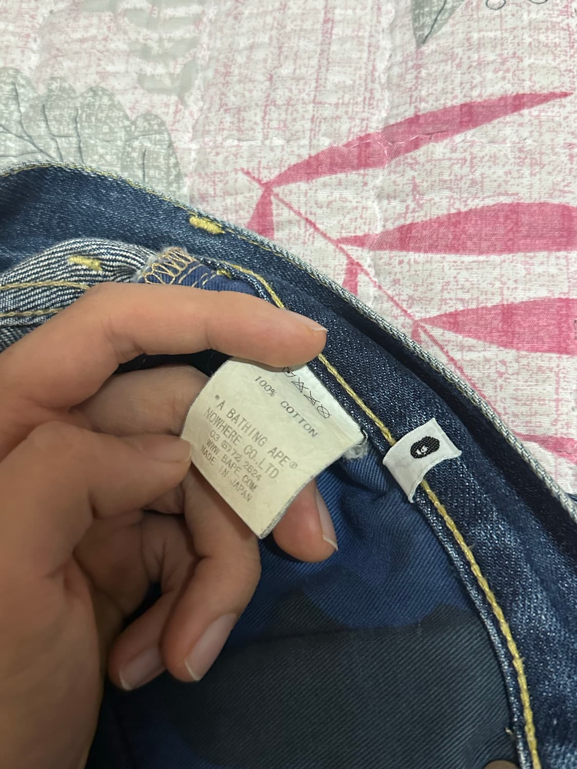 베이프 사루 데님팬츠 상품이미지7