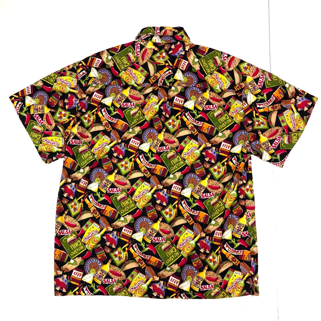 HIGH SEAS 살사 패턴 하와이안 셔츠 XL 상품이미지2