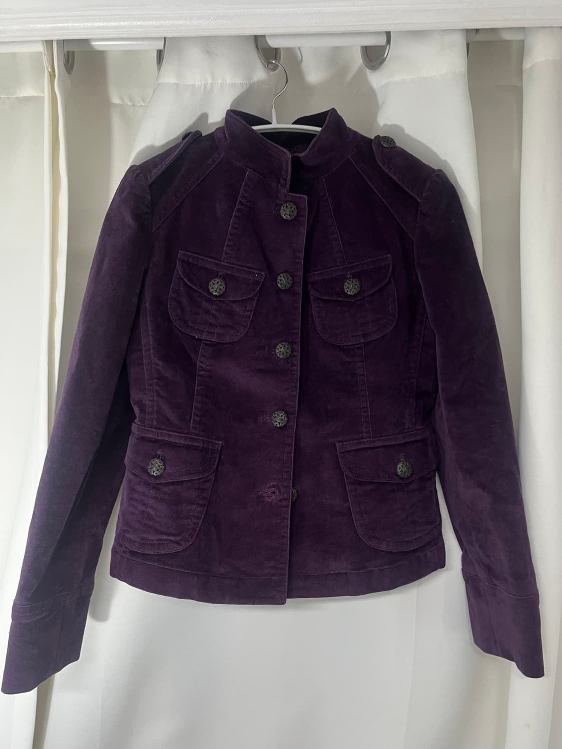 퍼플 빈티지 나폴레옹 자켓 상품이미지1