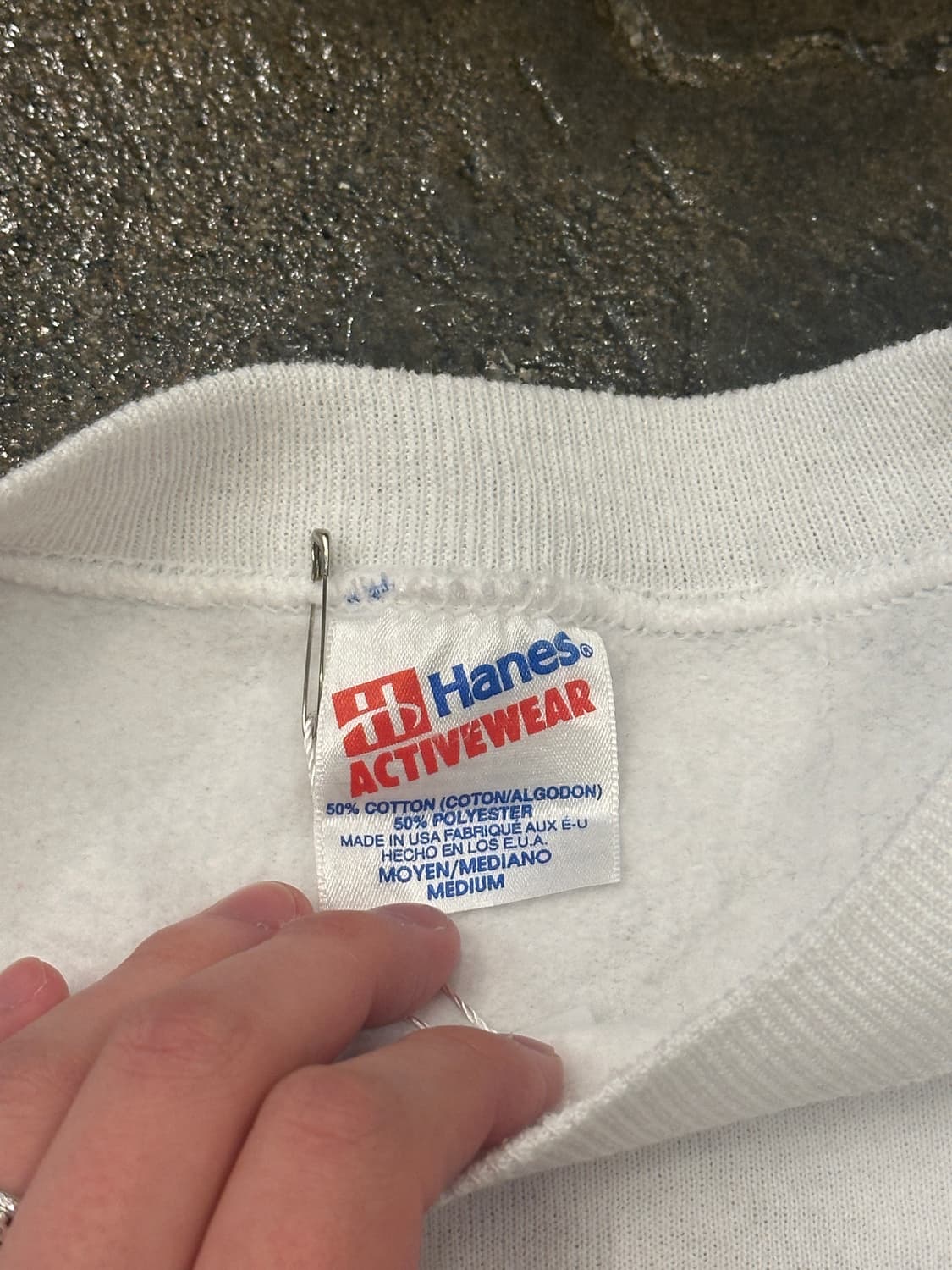 90s Hanes 헤인즈 Washington Redskins 스웻셔츠 M 상품이미지4