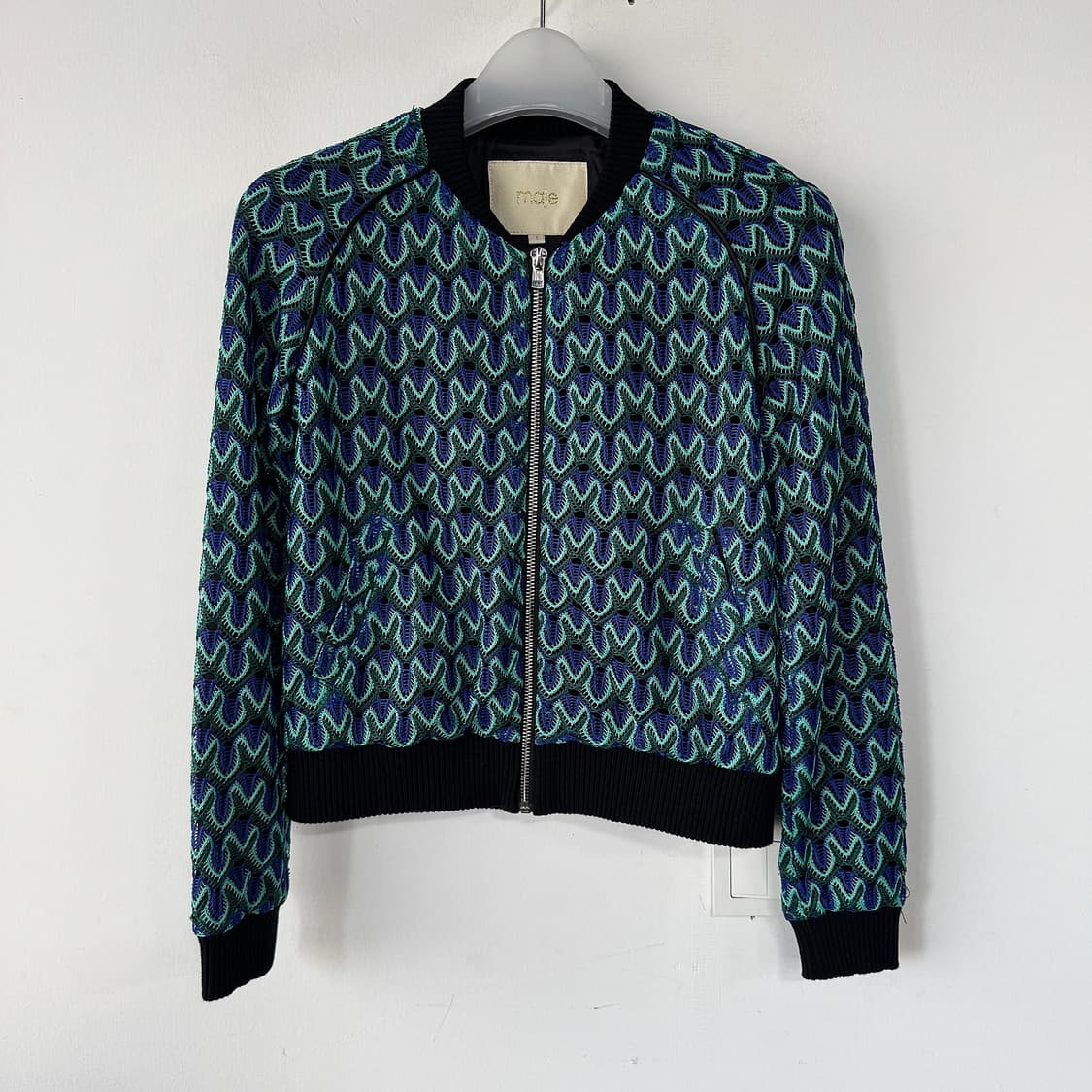 마쥬 maje 자수 레이스 봄버 자켓 상품이미지2