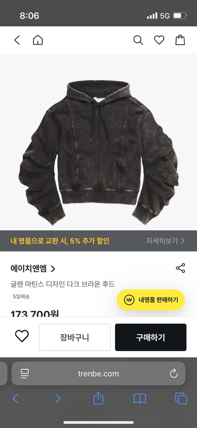 글렌마틴스 x H&M 후드 상품이미지5