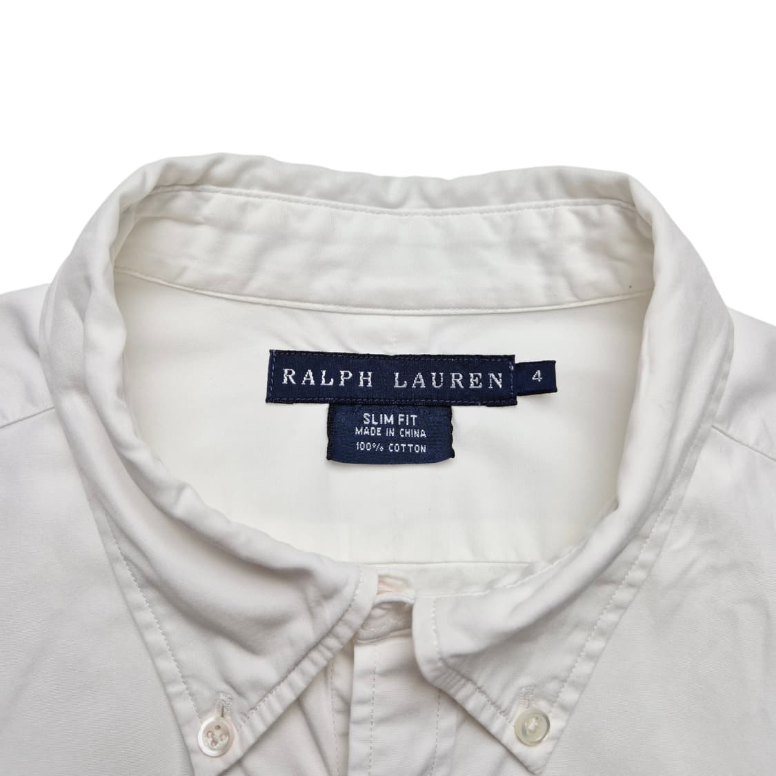 [M] 폴로 랄프로렌 포플린 셔츠 화이트 상품이미지5