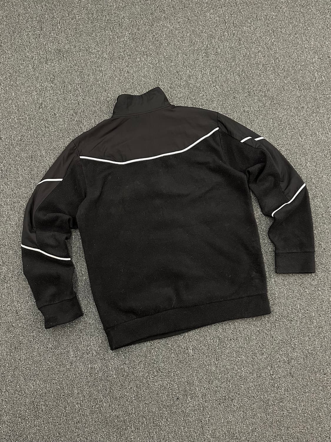 L)아디다스 빈티지 에센셜 리플렉트 인 더 다크 폴라 플리스 하프집업 상품이미지3