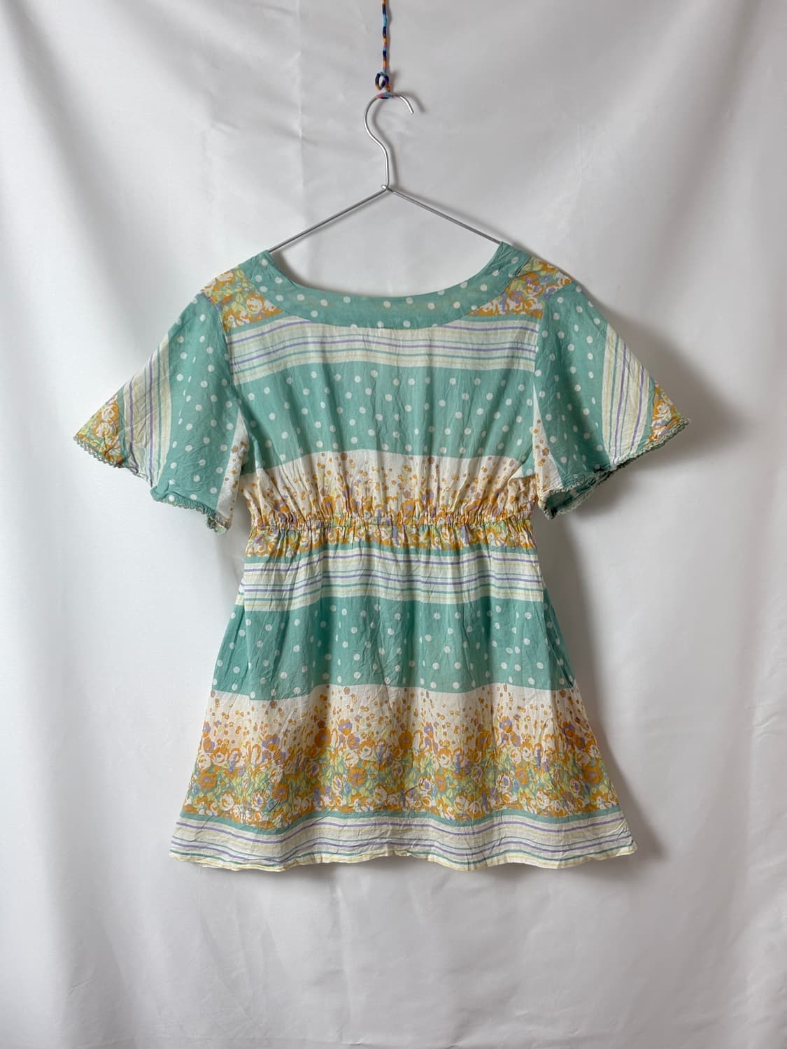 페어리테일 믹스 패턴 블라우스 상품이미지8