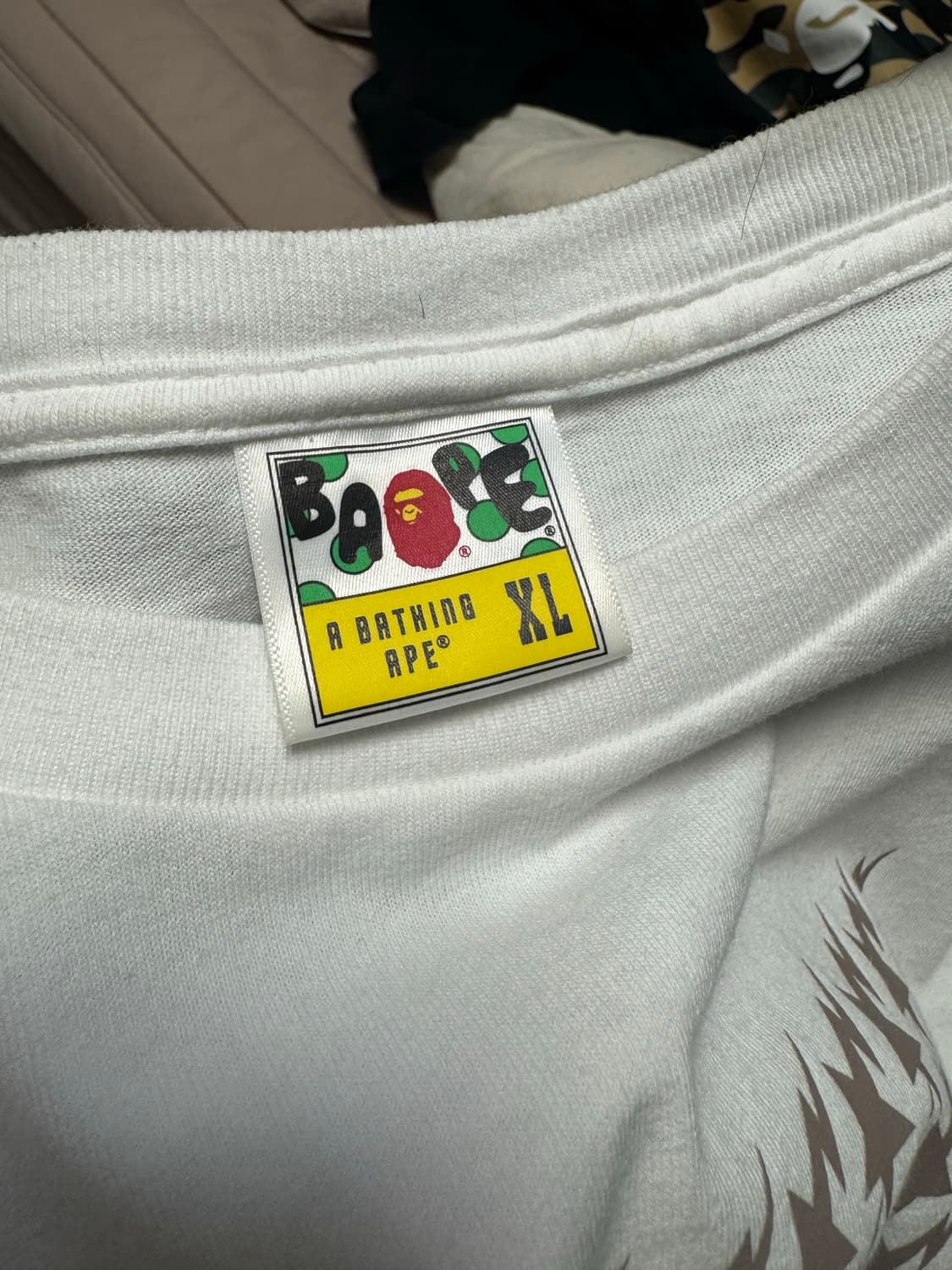 베이프 스타 하운드투스 반팔 화이트 xl 상품이미지4