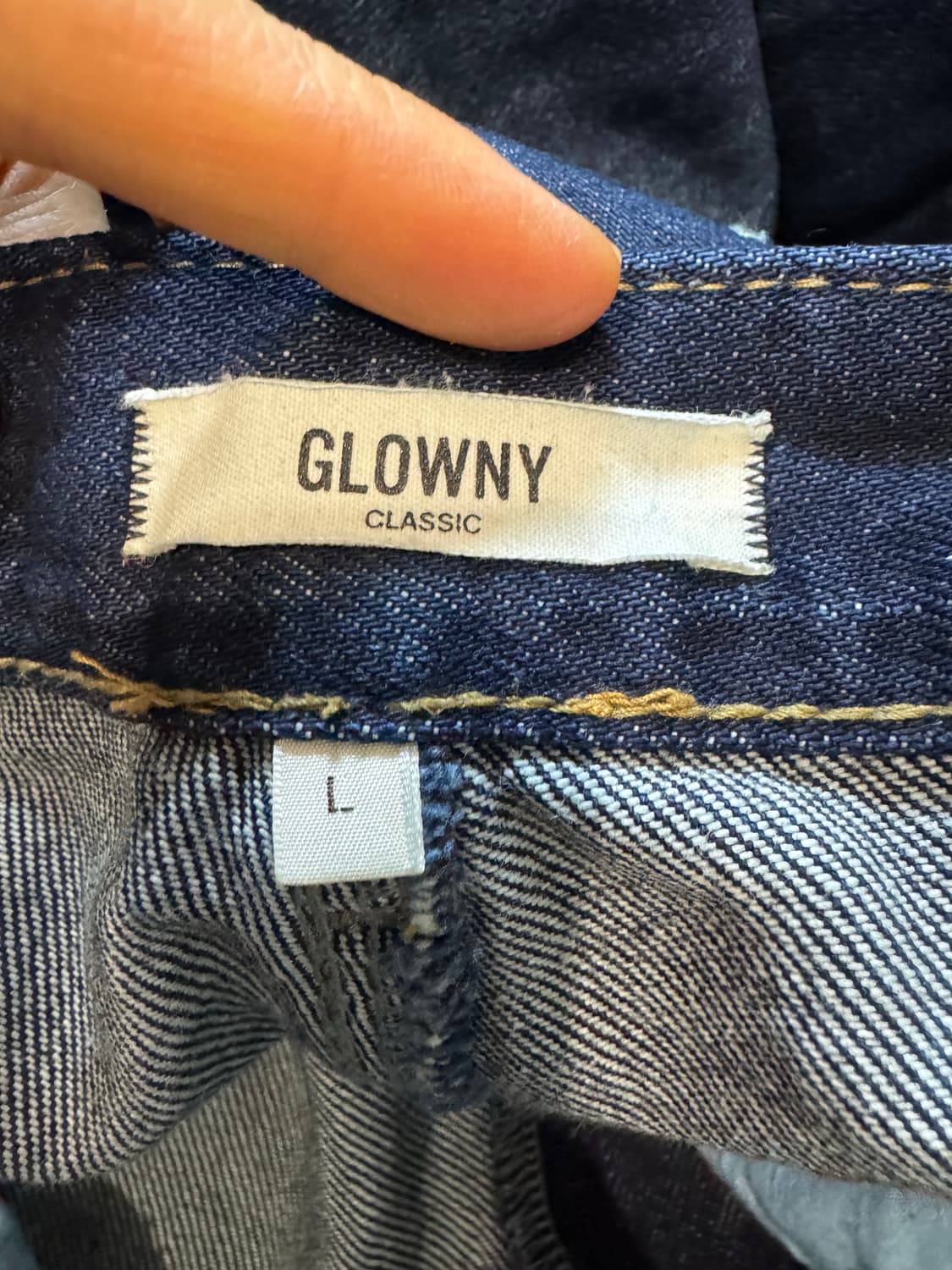 글로니93 미드라이즈루즈핏 진 인디고 상품이미지5