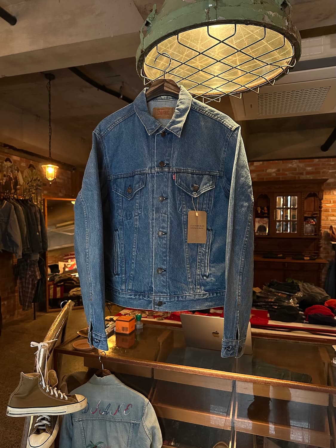 80s USA 빈티지 리바이스 71506 3세대 데님 트러커 자켓 상품이미지1