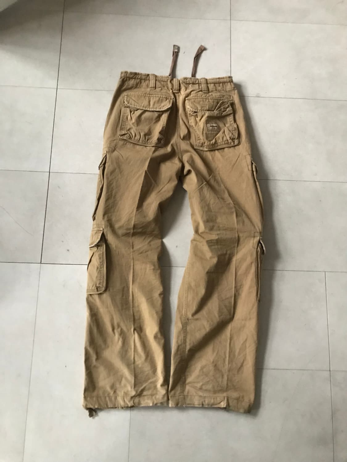 아베크롬비 베이지 멀티포켓 카고팬츠 상품이미지8