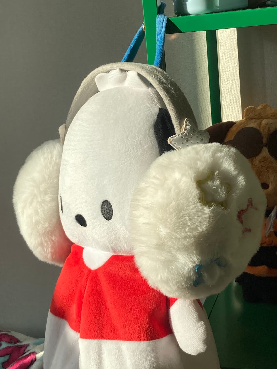 키치펑크 위시코어 모리걸 하구미 퍼 귀마개 상품이미지1